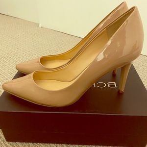 Nude BCBG heels